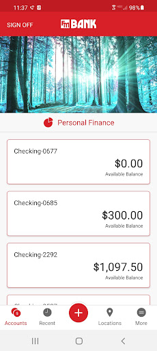 Bankwithfm Mobile Banking Screen 2