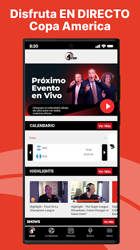 Android application FDP Radio - Futbol de Primera screenshort