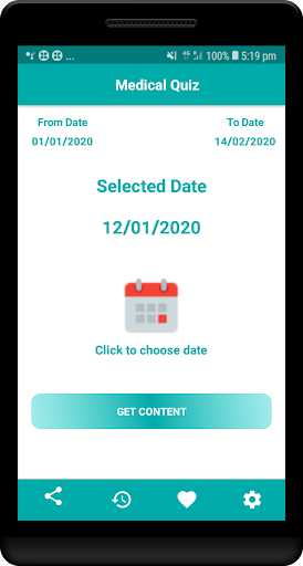 Android application Medical Quiz Practice 45 Days screenshort