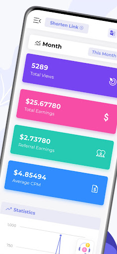 Android application V2Links: Share Link & Earn screenshort