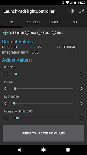 Vista previa de la aplicación