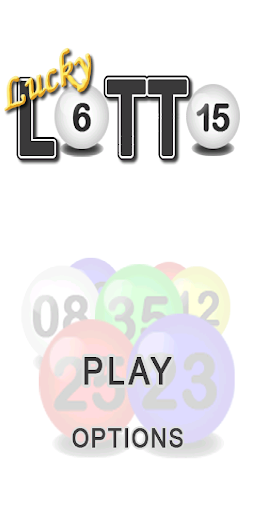 Android application Lucky Lotto screenshort