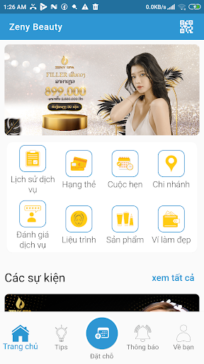 Android application ZENY screenshort