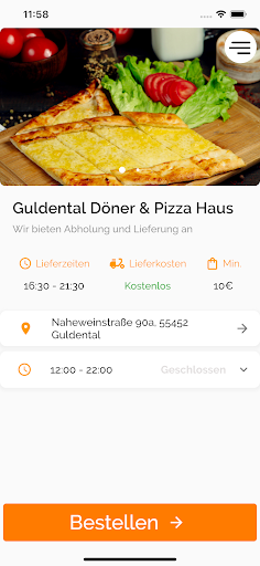 Android application Guldental Döner und Pizza Haus screenshort