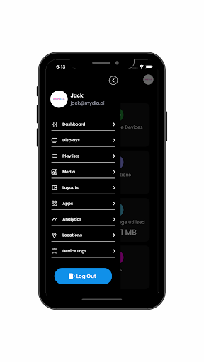 Mydia Console Management Screen 3