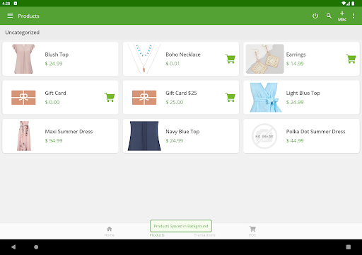 Delta1st POS Retail (PP) Screen 3