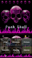 screenshot of Punk Skull 💀 Keyboard Theme