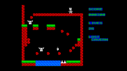 Lost Cavern ZX Screen 2