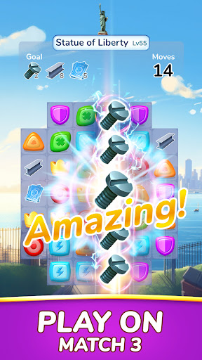 Monument Master: Match 3 Games 3