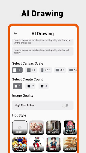 Future Creation - AI draws art Screen 3