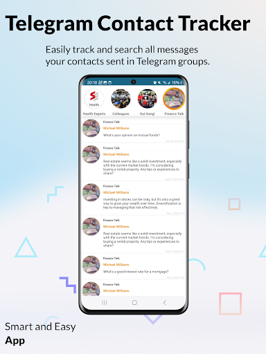 Telegram Contact Tracker Screenshot