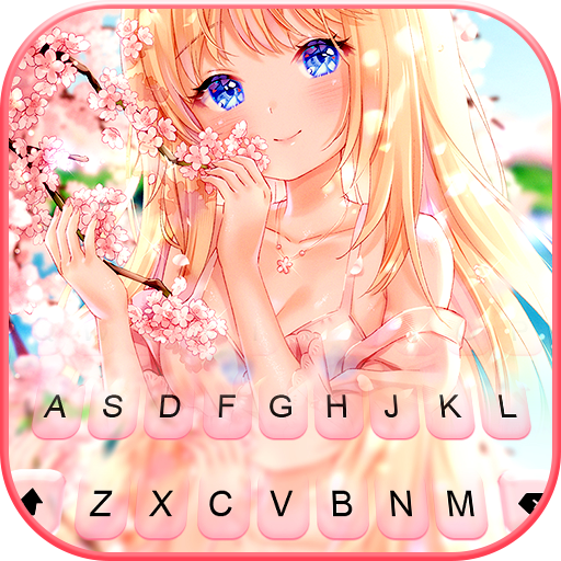 Cute Sakura Girl Theme 1.0 Icon