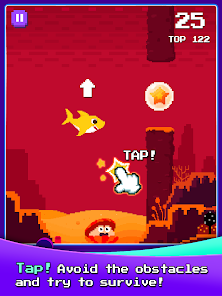 Flappy Shark 🕹️ Play Now on GamePix