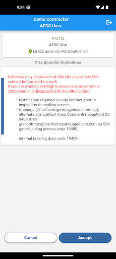 BOSS Site Safety Screen 3