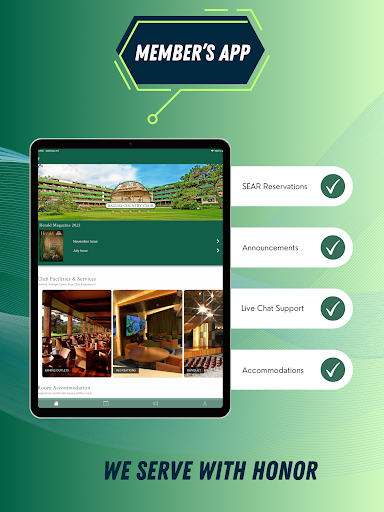 BCC Member's App Screenshot