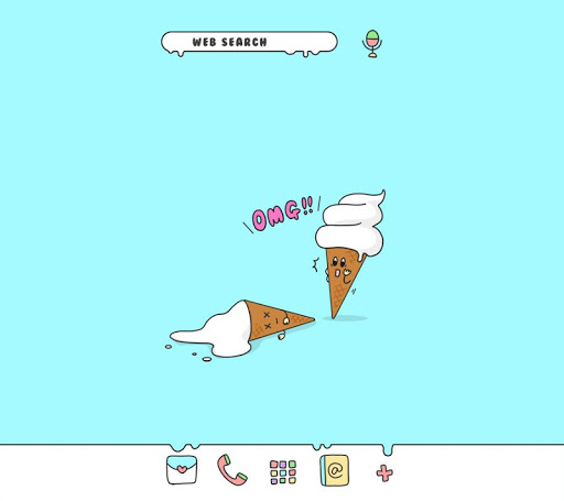 Android application Omg! Ice Cream! Theme screenshort