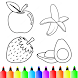 Fruits and Vegetables Coloring - Androidアプリ