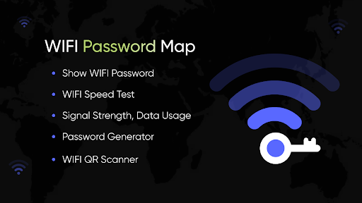 Android application Wifi Password Map screenshort