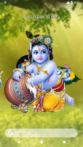 4D Little Krishna Wallpaper Screen 3