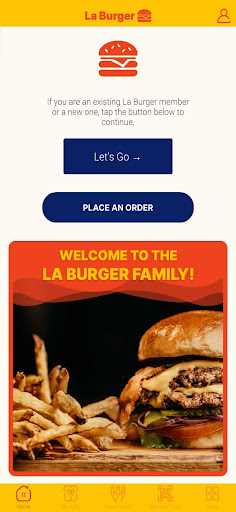 BurgerBar App Screen 2