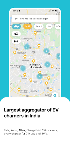 Android application Pulse Energy: EV charging screenshort