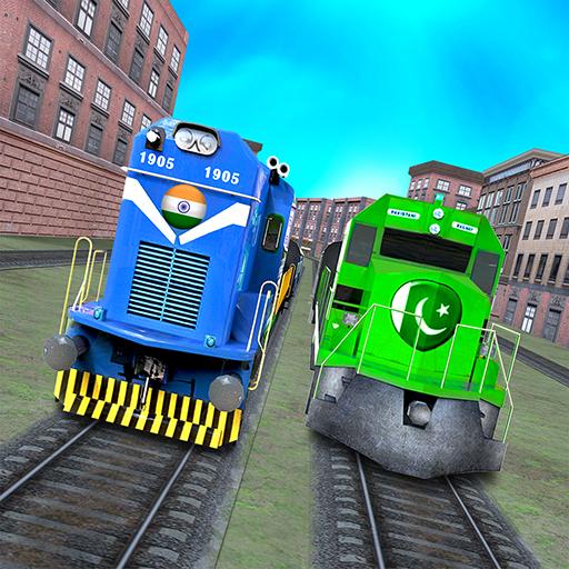 India VS Pakistan Train racing game