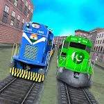 Cover Image of डाउनलोड भारत बनाम पाकिस्तान ट्रेन रेसिंग गेम  APK