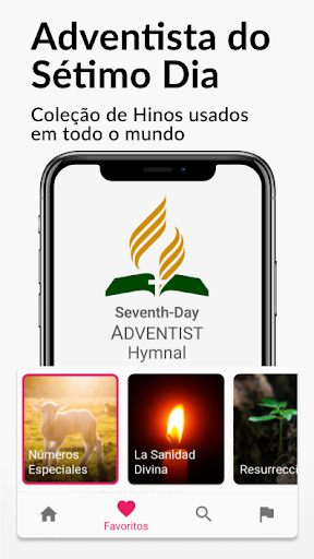 Android application SDA Hymns Portuguese screenshort