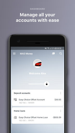 Android application MAS Money screenshort