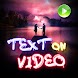 Text on Video - change music