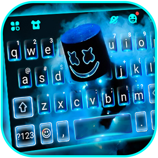 Blue Smoke Cool DJ Theme logo