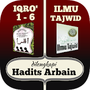 IQRO' 123456 BACA ALQURAN & TAJWID & HADITS ARBAIN