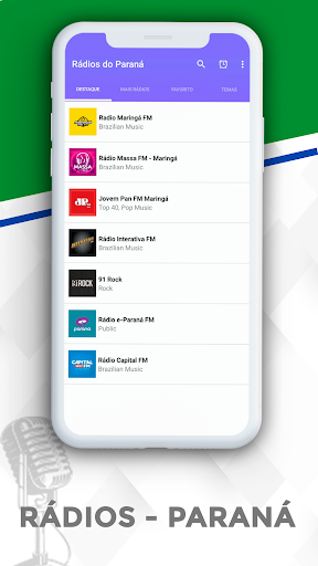 Android application Radios do Paraná (AM/FM e WEB) screenshort