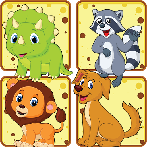 animal jungle kids card game