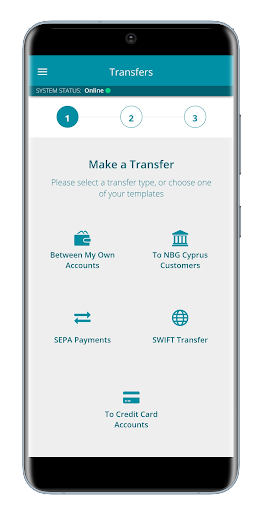 NBG CY Mobile Banking Screen 3