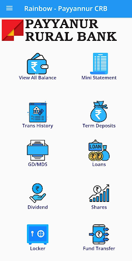 Android application RUBA - Payyanur Rural Bank screenshort