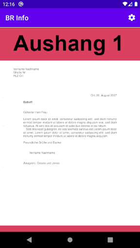 Android application BR Info Unterfranken screenshort