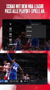 NBA: Live-Spiele & Spielstände Screenshot