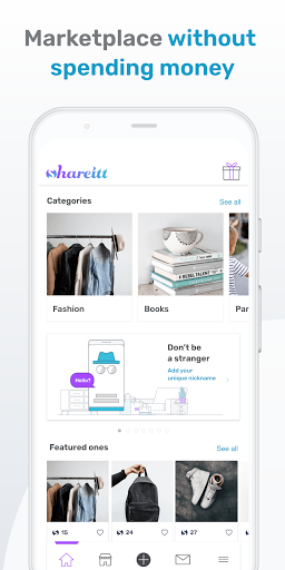 Android application Shareitt: Sharing Communities screenshort