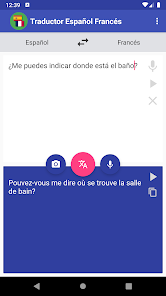 fatiga Están deprimidos Ejecutar Traductor Español Frances - Aplicaciones en Google Play