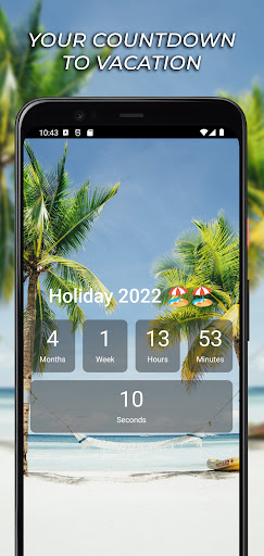 Android application Countdown for Vacation/Holiday screenshort