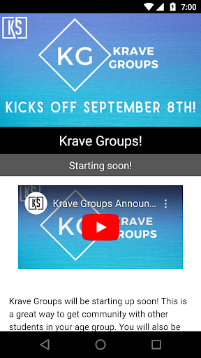 Krave Student Ministries