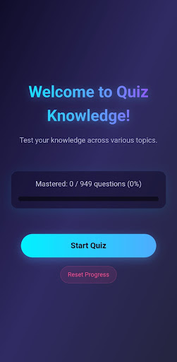 Quiz Knowledge 2025 Screenshot 1 - AppWisp.com
