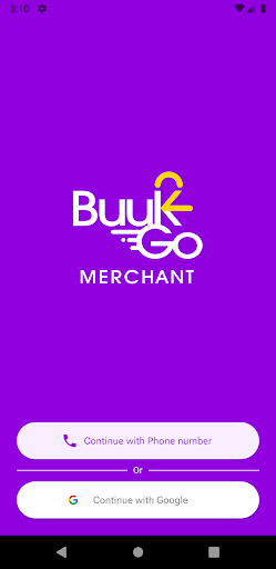 Android application Buuk2Go Merchant screenshort