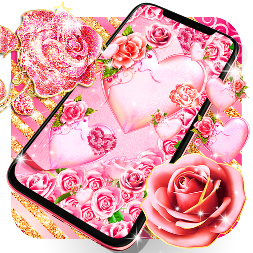 Pink rose gold live wallpaper - Apps on Google Play