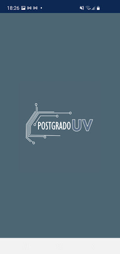 Android application Postgrado UV screenshort