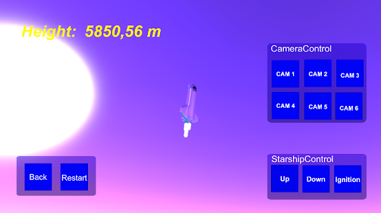 Starship 3D Landing Simulation 7.0 APK screenshots 7