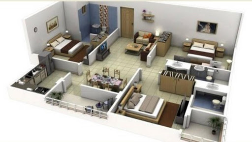Android application 3d home collection screenshort