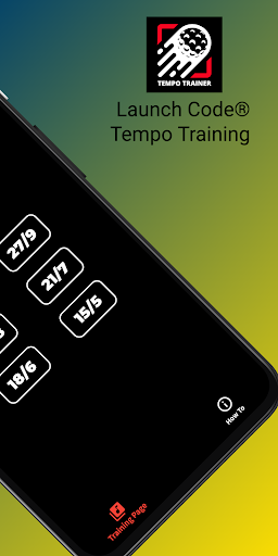 LAUNCH CODE® Tempo Training Screen 2