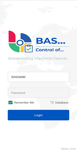 Android application BASSnet Control of Work 2.11 screenshort